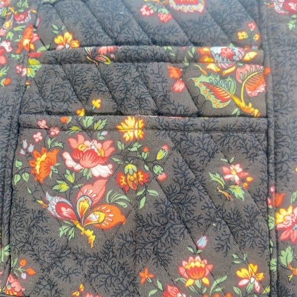 Vera Bradley Quilted Tote Bag in Fall Floral Pattern - Picture 2 of 6